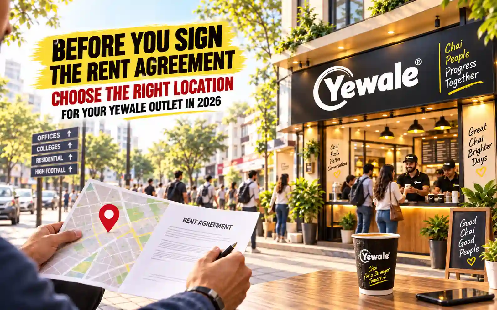 Before You Sign the Rent Agreement: How to Choose the Right Location for Your Yewale Amruttulya Outlet in 2026